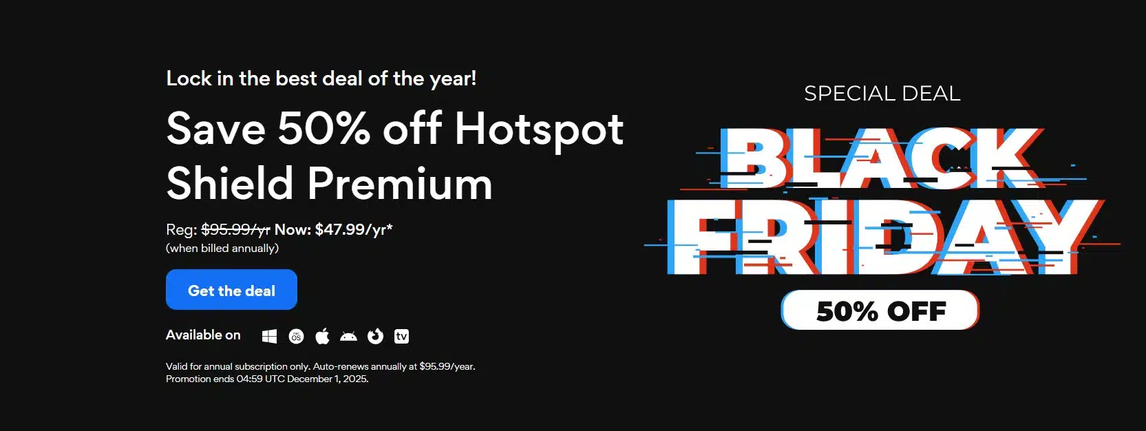 HotspotShield Black Friday Deal