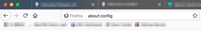 Firefox Address Bar About Config