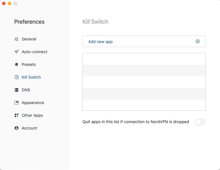 NordVPN Kill Switch