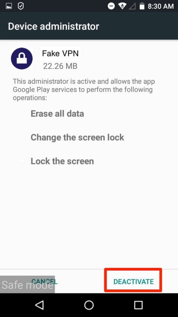 How to Remove Malware & Viruses From Android Phones (Oreo Version ... image.
