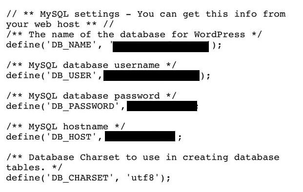 A section of leaked data.