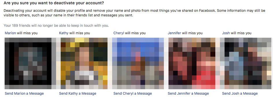 delete facebook - screenshot 14