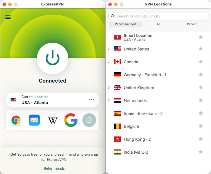 expressvpn - screenshot 2