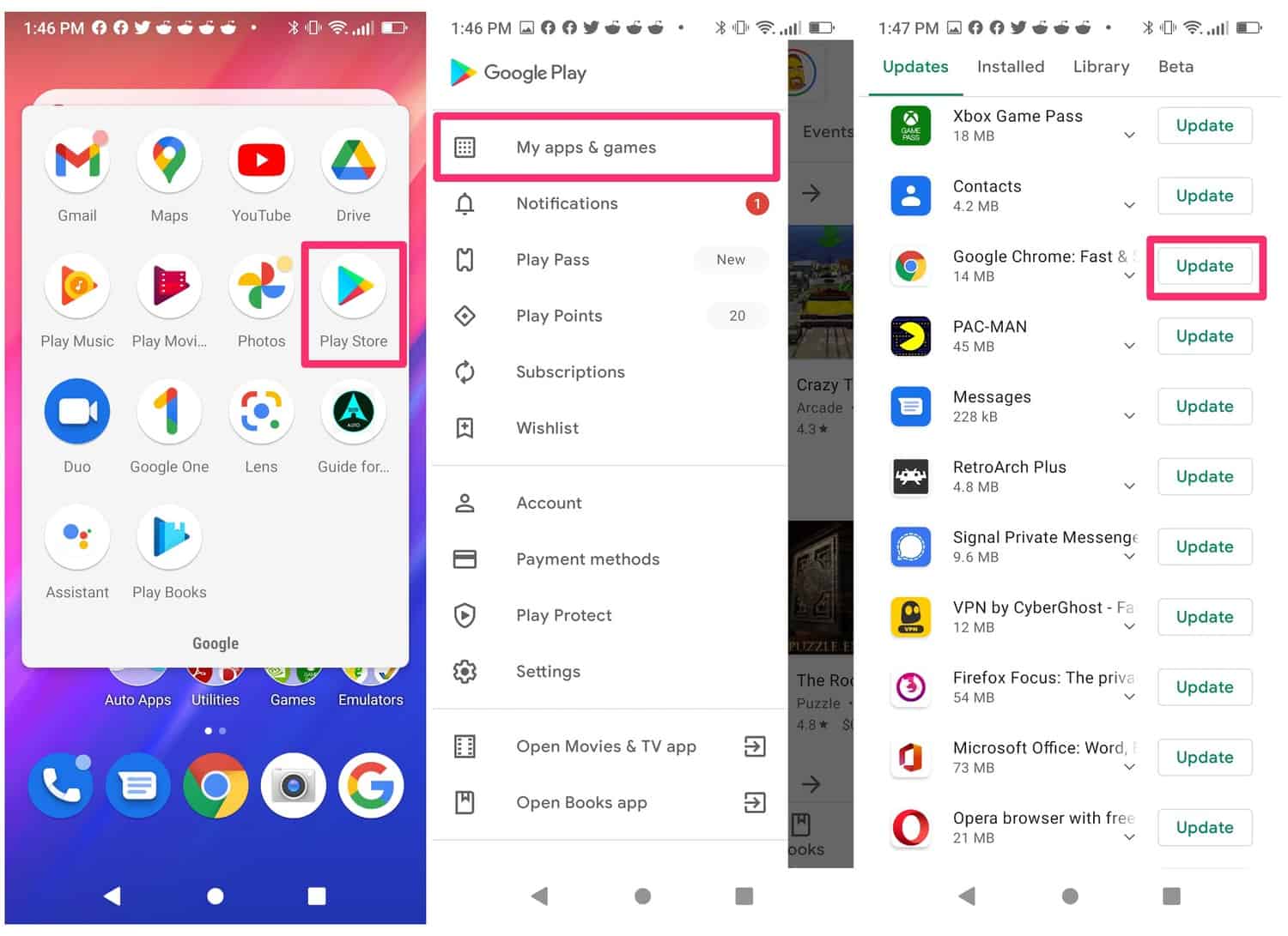 Google Chrome Update
