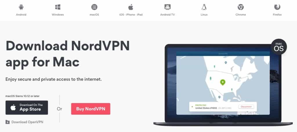 Download and install NordVPN app