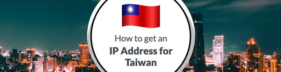 IP Address for Taiwan