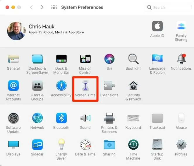 Screen time app