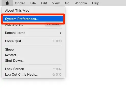 Mac Desktop - System Preferences