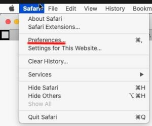 Clear Your Cookies in Safari