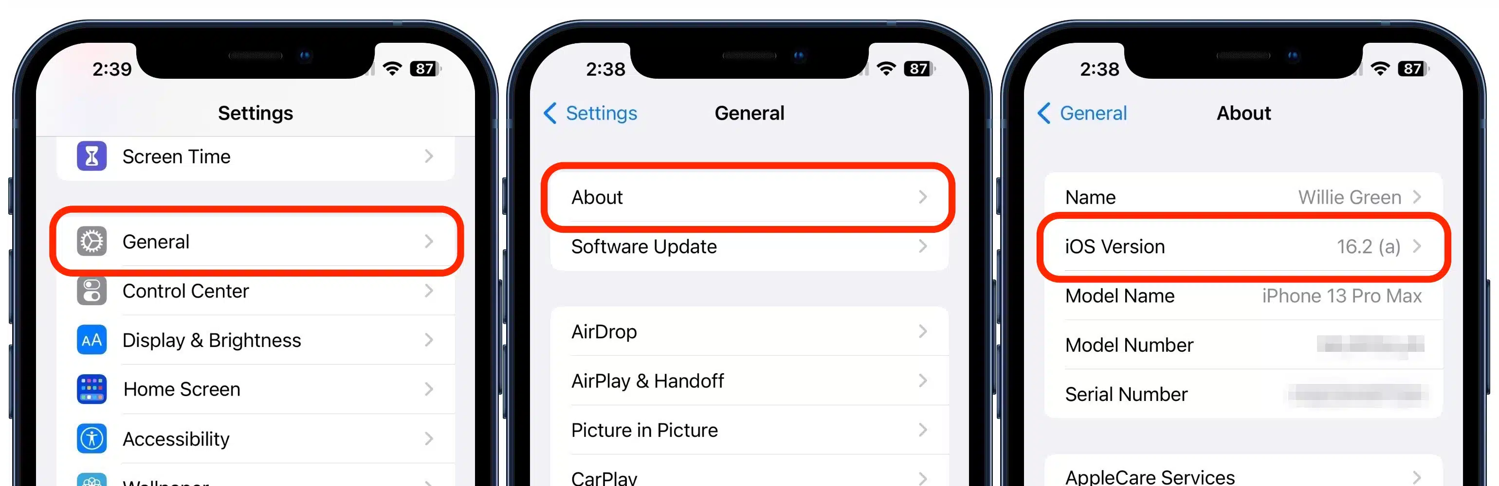 Check iOS