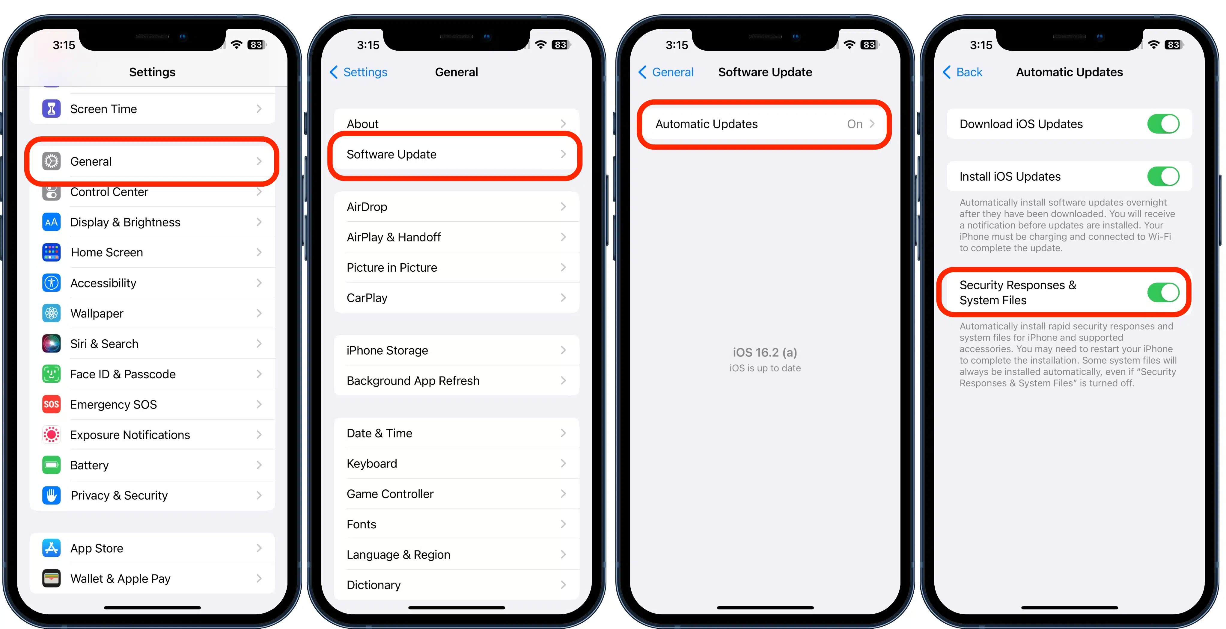 Rapid Security Response iOS 16
