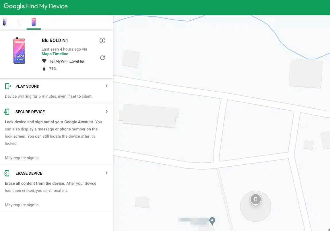 Google Find My Device