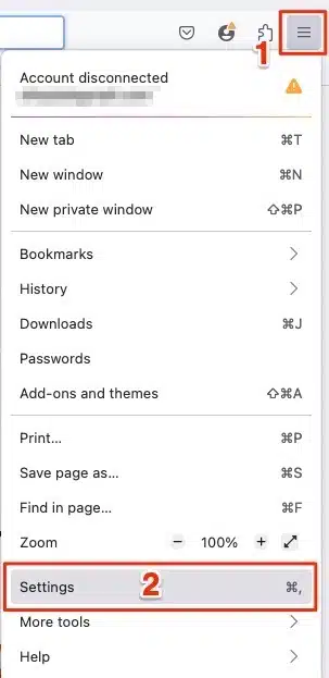 Firefox Clear Cache