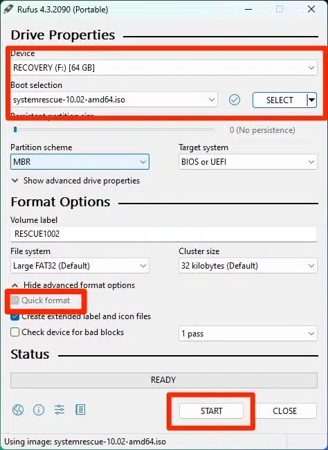 drive properties