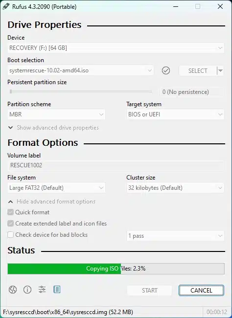 copying ios files