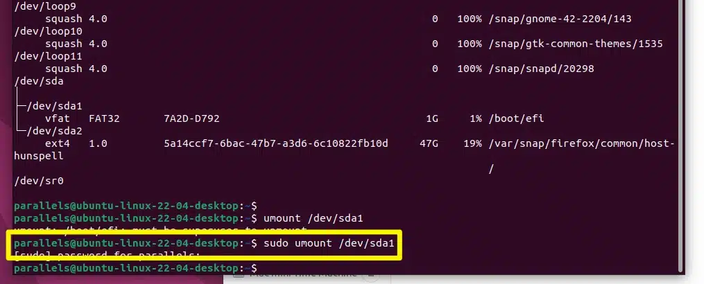 linux recovery stick