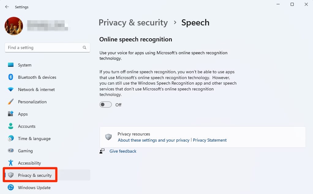 privacy security speech