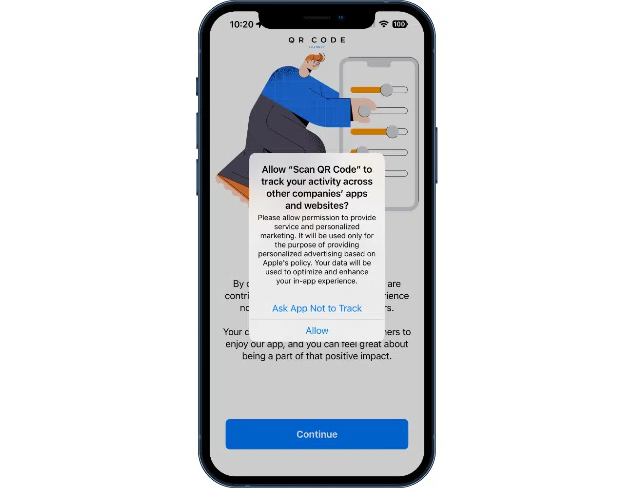 Allow Scan QR Code