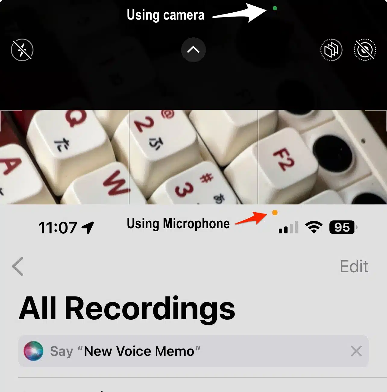accessing the mic