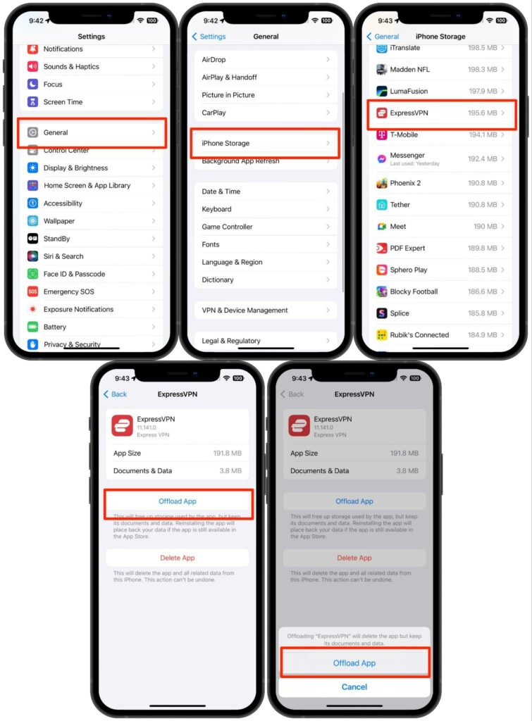 ExpressVPN offload app