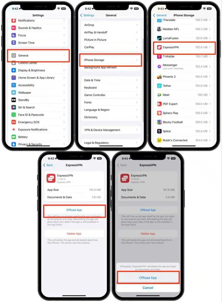 ExpressVPN offload app