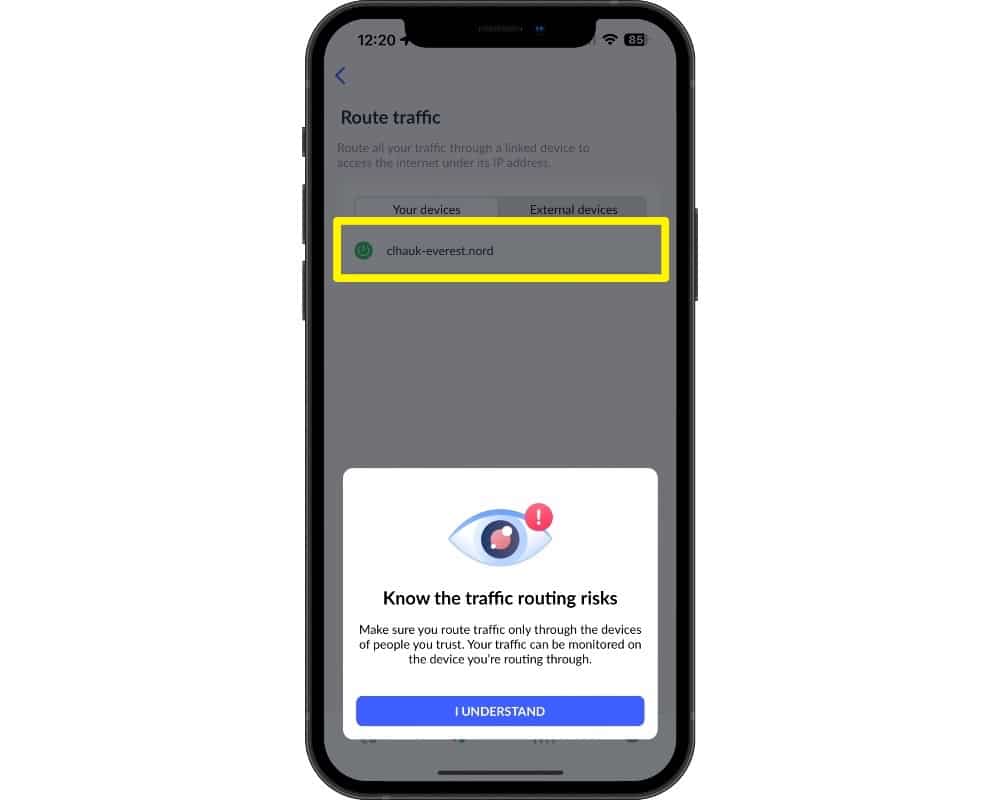 Routing-Traffic-Meshnet-iPhone