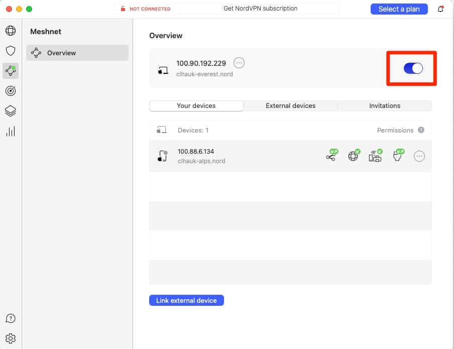 Send-Invite-Meshnet-Mac