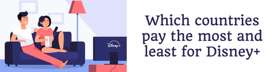 Countries Pay Most Least Disney+