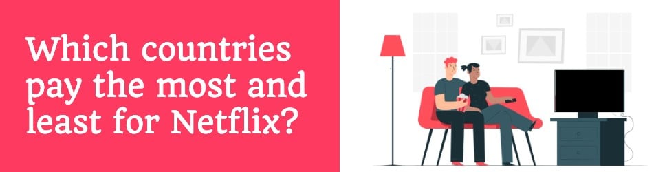 Countries Pay Most Least Netflix